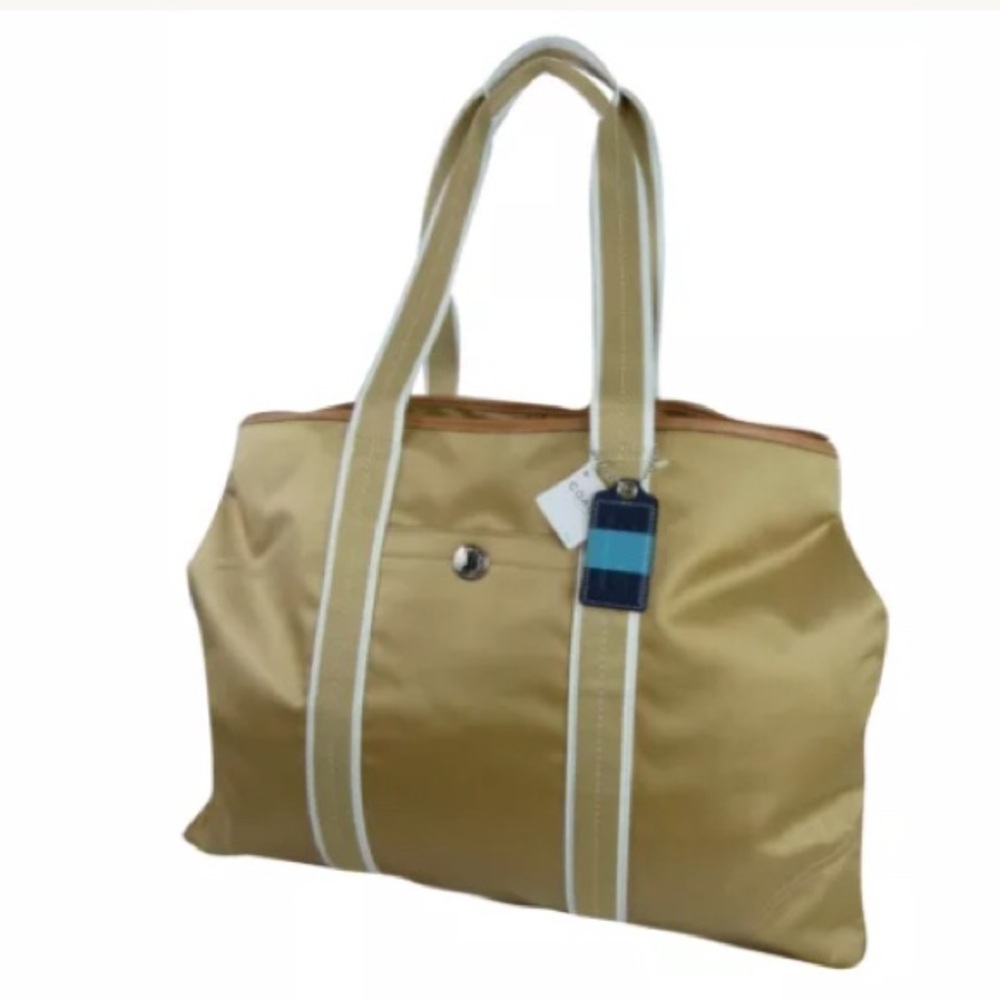 COACH Hamptons XL Tote Travel Work Baby Bag Gym